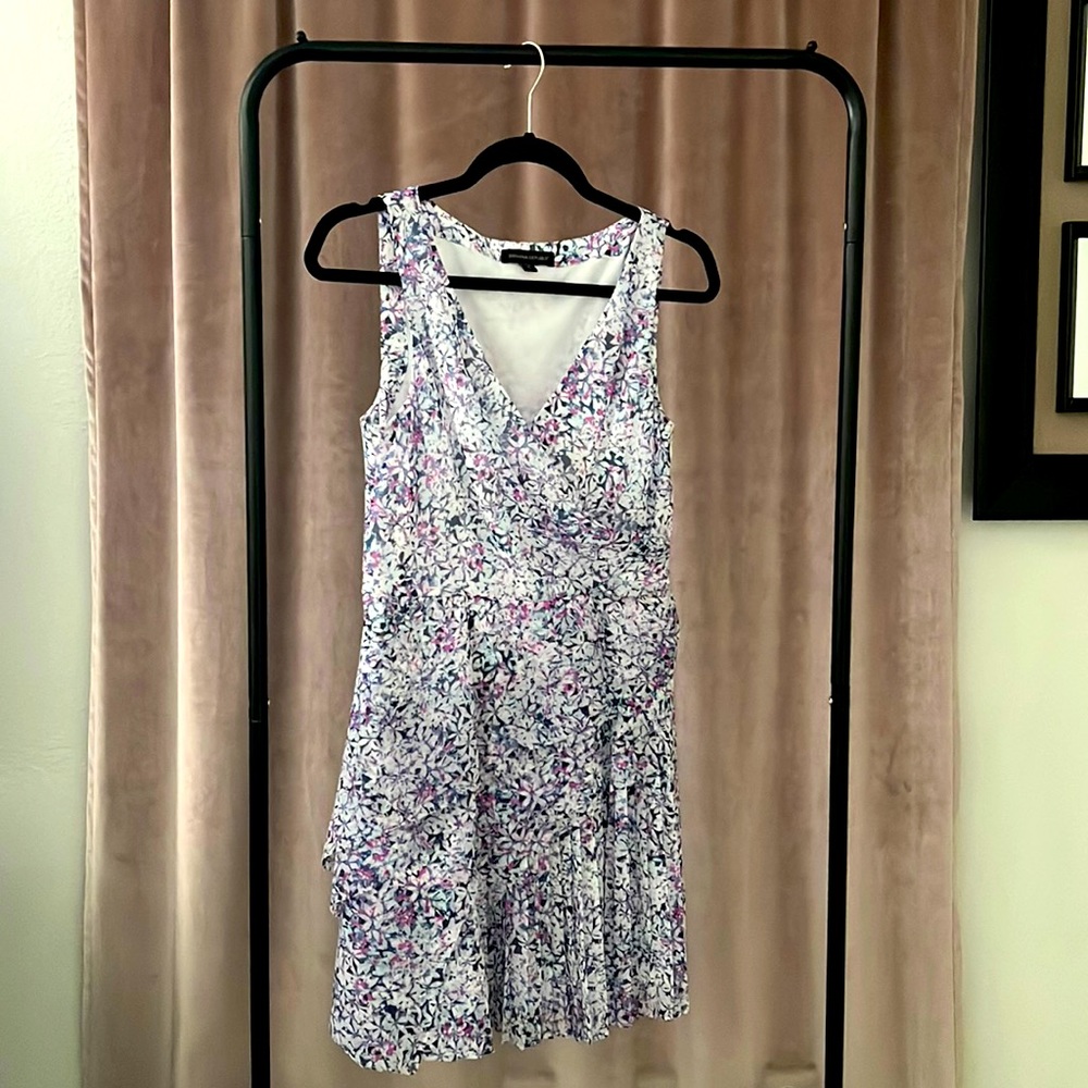 Banana Republic, sleeveless party floral sleeveless cocktail dress, size 6